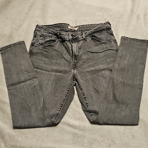 Levi Strauss Signature Denim - Stylish Women's Gray Skinny Jeans